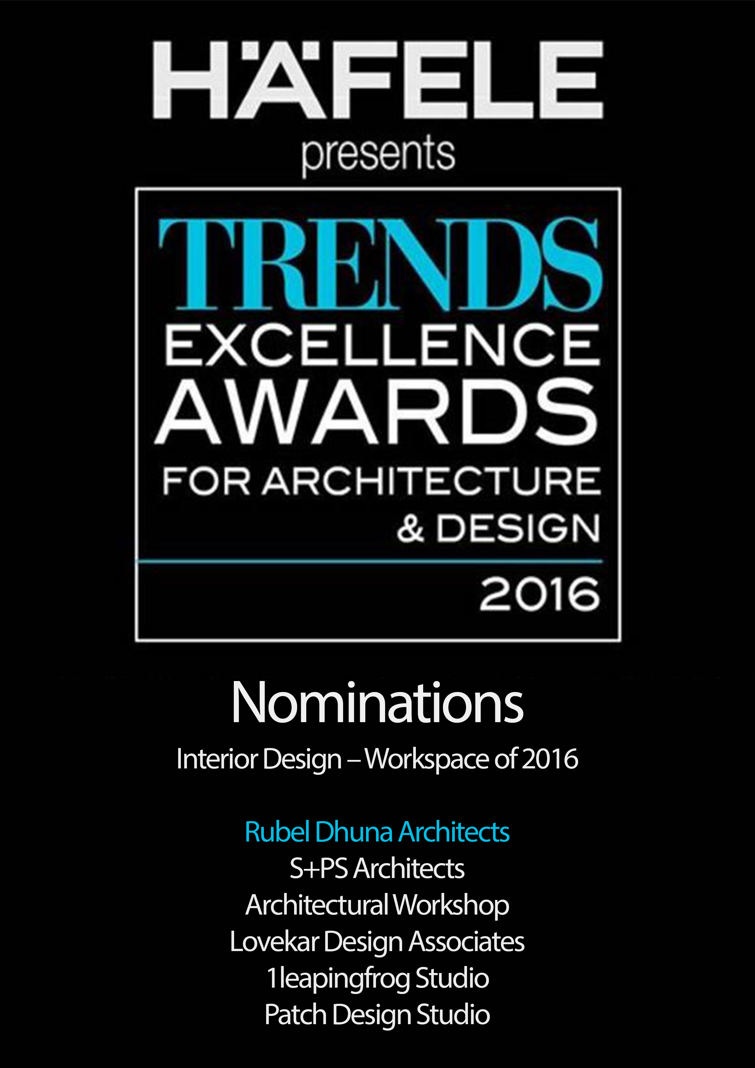 Trends award 17 - Rubel Dhuna Architect